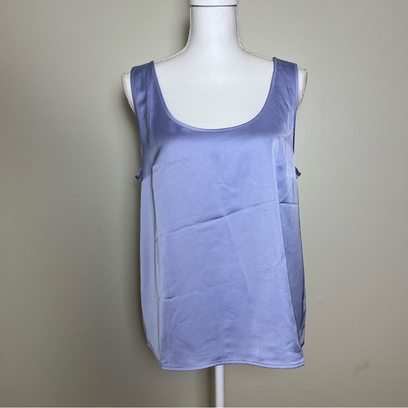 J.Crew Lilac Silk-Blend Tank Top M - Picture 2 of 6